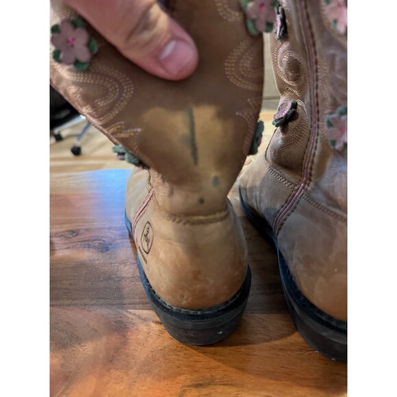 John Deere Flowers Western Boot - Size‎ 4.5 - Picture 4 of 6